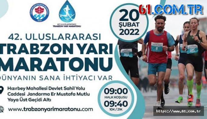 Trabzon 42. Yarı Maratonuna Yoğun İlgi
