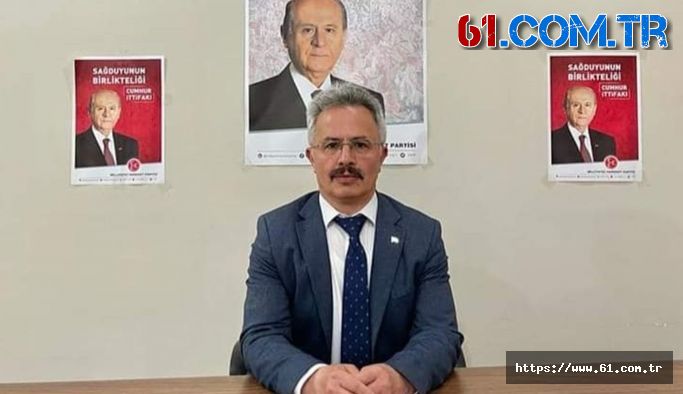 Şalpazarı MHP İlçe Başkanı Ömer Özdin 59 Yaşında  Kalbine Yenildi