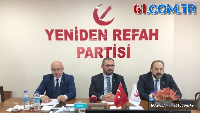 Yeniden Refah Partisi Trabzon İl Başkanı  Süleyman Pulat Basın İle Buluştu