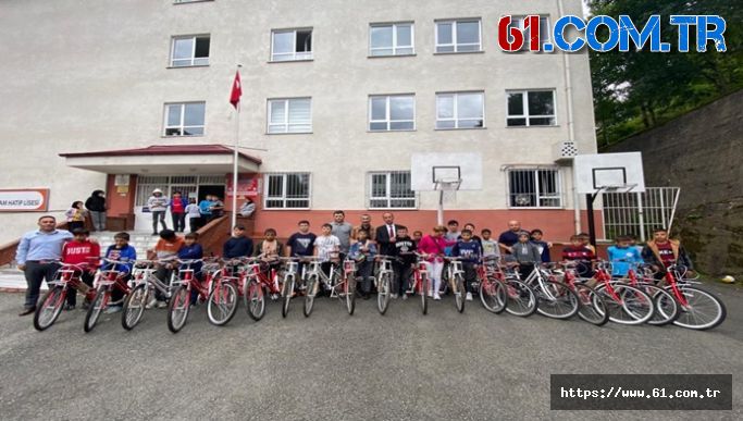 Şalpazarı Eğitim Derneği'nden Şalpazarı'na 20 Bisiklet